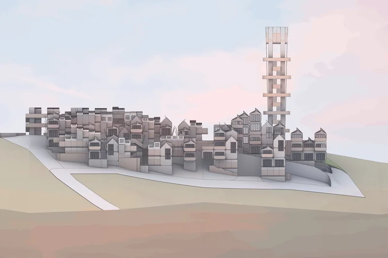 Hillside architecture