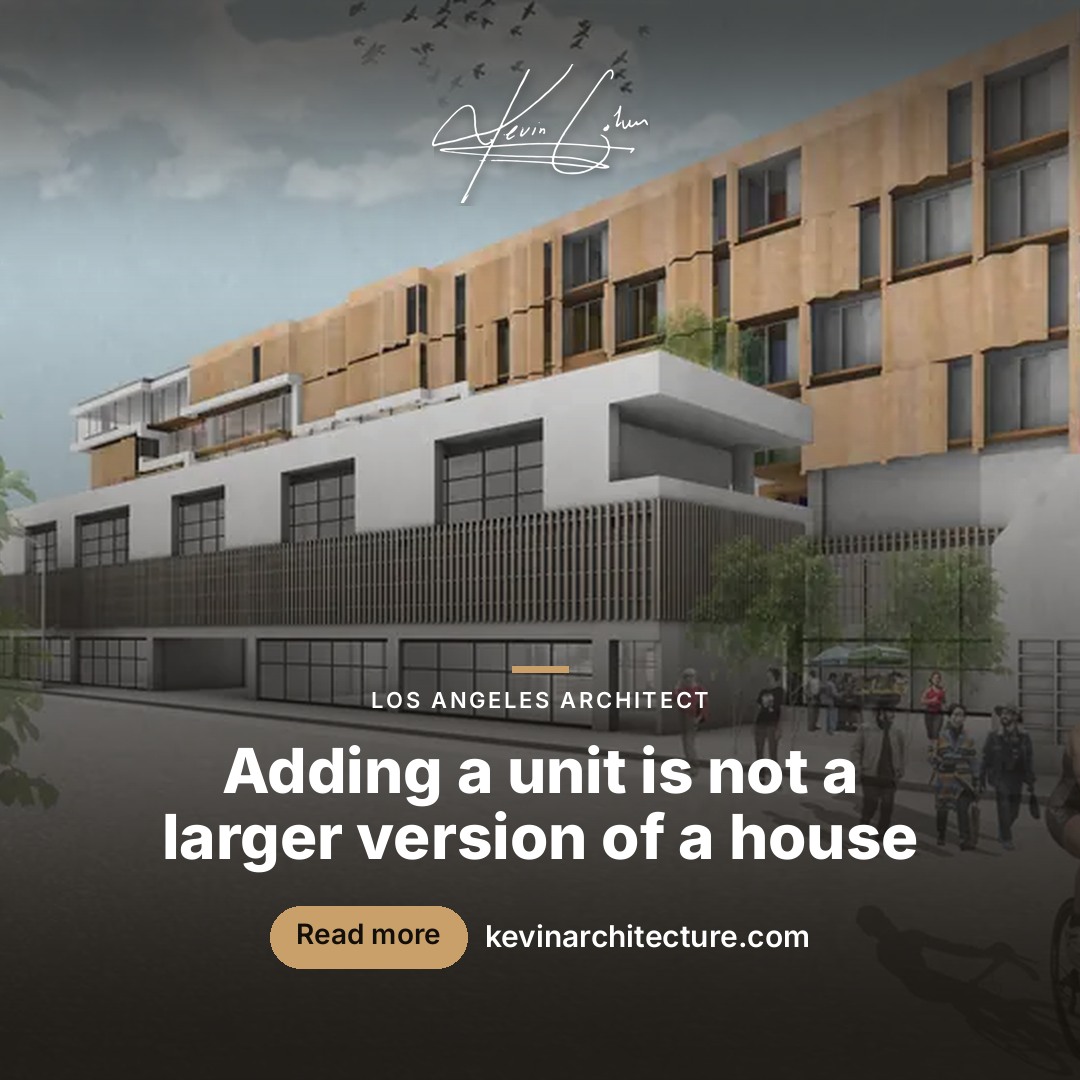 Architectural study illustration of a small multi-family building massing and site plan