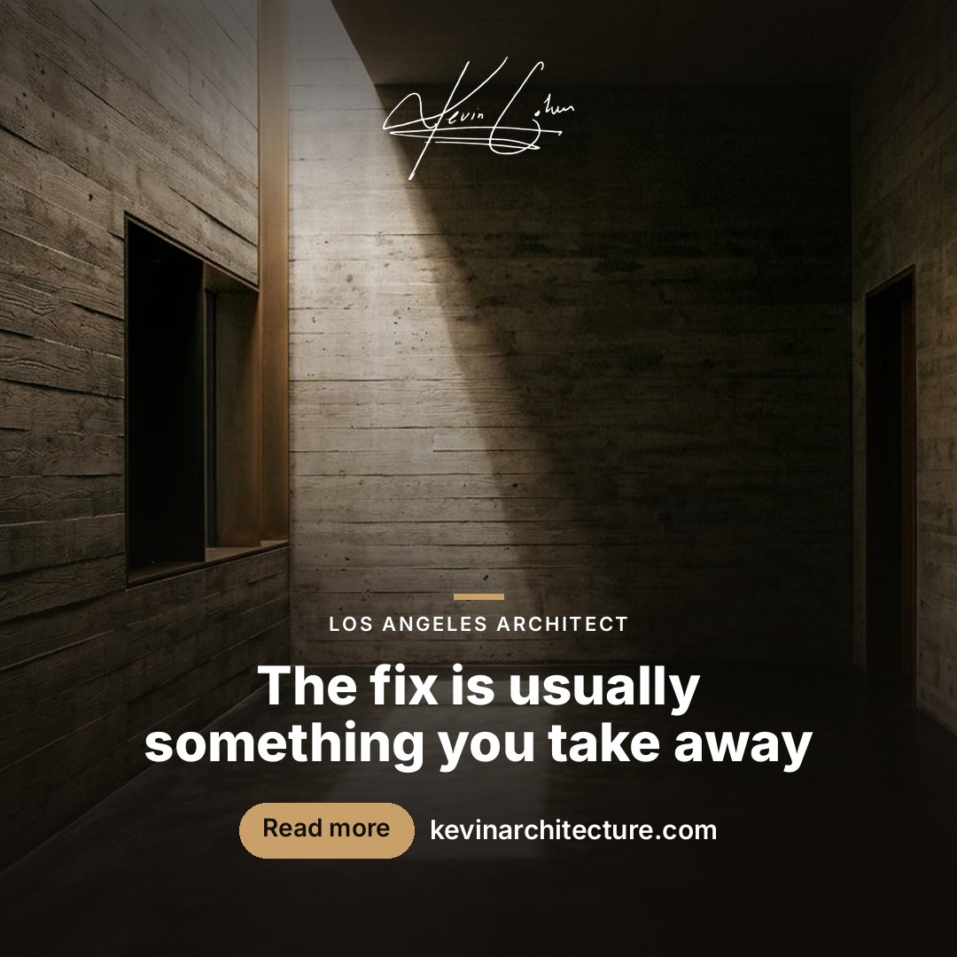 The case for restraint — minimalist architecture essay